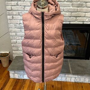 Zara hooded, puffer vest, size 1314/